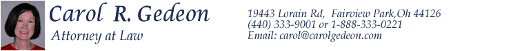 Carol Gedeon, Attorney at Law